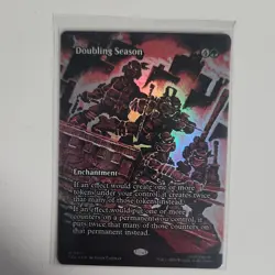 Magic: The Gathering Doubling Season foil TMNT Enchantment PZA Eastman 2026 - Image 1