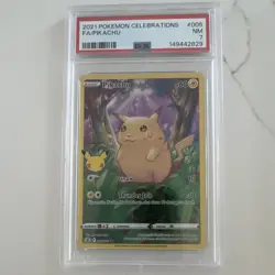 Pokemon Celebrations 005/025 Pikachu Full Art Holo Rare PSA 7 Graded Card - Image 1