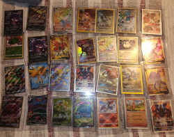 Pokemon TCG 28 Card Lot V Promo Chamarnder Gengar Charizard Eevee - Image 1
