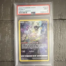 Pokemon Mew GG10/GG70 Crown Zenith Galarian Gallery Ultra Rare Holo PSA 9 2023 - Image 1