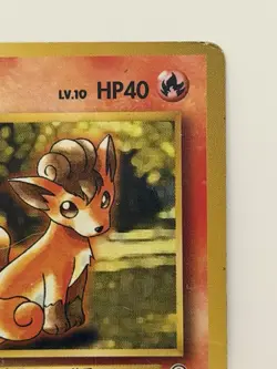 Brock's Vulpix No. 037 Old Back vintage HP40 Japanese Pokemon card From Japan - Image 3