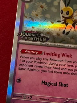 Lillie’s Ribombee #183 Prerelease Staff Promo SVP Pokemon Card – NM-/LP - Image 4