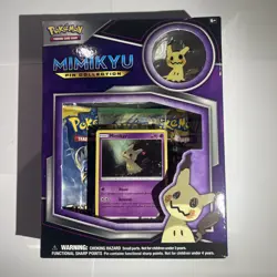POKEMON TCG 2017 Mimikyu PIN Collection Factory Sealed Box-3 Booster Packs - Image 1