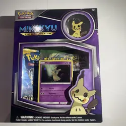 POKEMON TCG 2017 Mimikyu PIN Collection Factory Sealed Box-3 Booster Packs - Image 2
