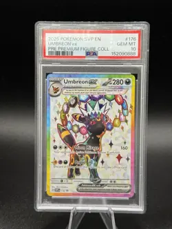 Pokemon Umbreon EX SVP 176 Premium Figure Collection Black Star Promo PSA 10 - Image 1