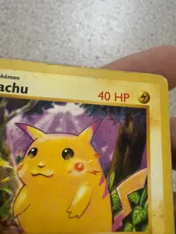 Pokemon Pikachu 58/102 Base Set Shadowless Red Cheeks English HEAVY PLAY. - Image 4