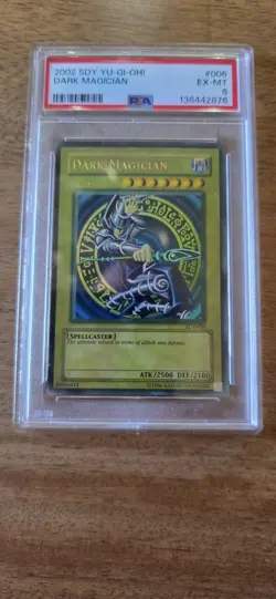 Dark Magician Heavy Faded SDY-006 Unlimited PSA 6 - Image 1