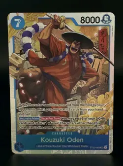Kouzuki Oden ST22-005 Starter Deck 22: Ace & Newgate Foil One Piece CCG TCG Card - Image 1