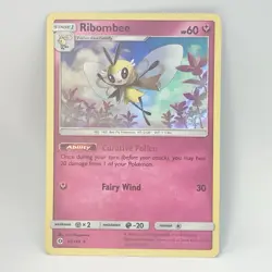 Ribombee 93/149 - Holo - Sun Moon Base - Pokemon Card - NM - Image 1