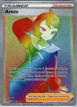 Arezu (Secret) 204/196 SWSH11: Lost Origin - Pokemon Card - NM - Image 1