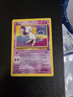 Pokemon Card - Mew #8 WoTC Black Star Promo - Image 1