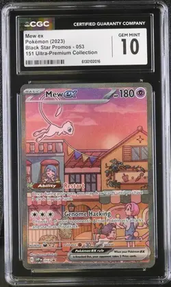 Mew ex 053 Sv: Scarlet & Violet Promo Cards Holo - GEM MINT 10! VERY RARE FIND! - Image 1