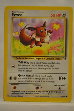 Pokemon Legendary Collection Eevee 74/110 LP - Image 1