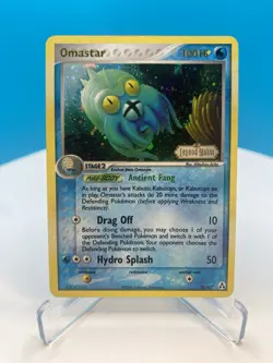 Pokemon TCG Omastar Reverse Holo Stamped 23/92 EX Legend Maker - NEAR MINT - Image 1