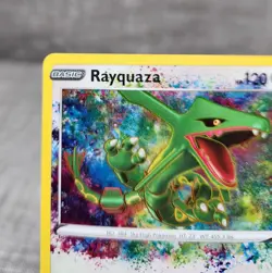 Pokemon TCG Rayquaza 138/185 Amazing Rare ! Vivid Voltage Holo NM - Image 3