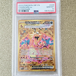 2023 Pokemon OBF En-Obsidian Flames #228 Charizard EX Hyper Rare PSA 10 - Image 1