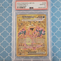 2023 Pokemon OBF En-Obsidian Flames #228 Charizard EX Hyper Rare PSA 10 - Image 5