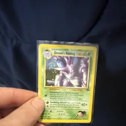 Pokemon Giovanni's Nidoking 120 HP Gym Challenge Holo Rare 7/132 Wizards - Image 1