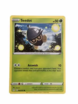 New: 2021 Pokemon TCG Seedot Evolving Skies 005 Regular Common - Image 1