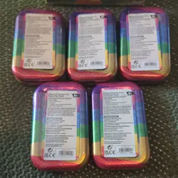 Pokemon TCG Mega Evolution Ascended Heroes Mini Tin Full Art Set Of 5 Sealed NEW - Image 2