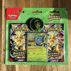 Pokemon TCG: Mega Evolution Ascended Heroes – 2 Pack Blister – Erika's Tangela - Image 1