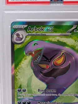 Pokemon Sv: Scarlet & Violet 151 Arbok ex Ultra Rare Holo 185/165 PSA 9 - Image 5