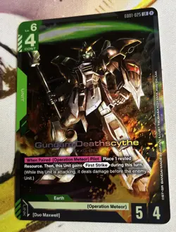 Gundam Deathscythe GD01-025 LR | ENGLISH | Gundam Card Game, Newtype Rising - Image 1