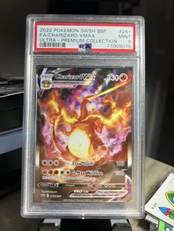 PSA 9 Charizard VMAX SWSH261 SWSH: Sword & Shield Promo Cards Holo - Image 1