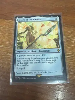 1x Sword of the Animist - Commander: FINAL FANTASY - NM - MTG - 362 - Image 1