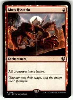 Innistrad Remastered Mass Hysteria Masters/Rare - Image 1
