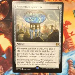 Aetherflux Reservoir Rare Artifact 192/264 Regular Kaladesh MTG - Image 1