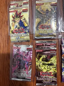 1996 YuGiOh 1st edition Legacy of Darkness + More Vintage RARE Booster Pack Lot - Image 2