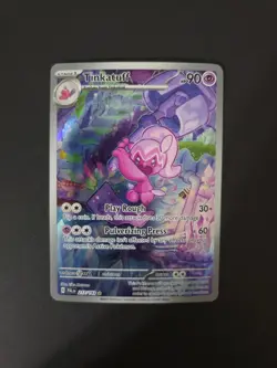 Pokemon Tinkatuff Card 217/193 Illustration Rare, Paldea Evolved - Image 1