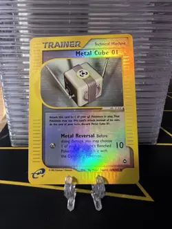 Metal Cube 01 129/147 Aquapolis Reverse Holo Pokemon Card TCG LP - Image 1