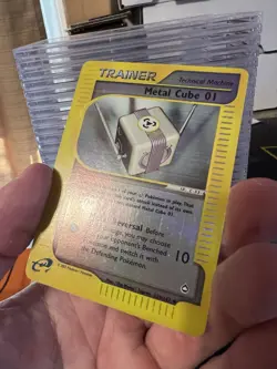 Metal Cube 01 129/147 Aquapolis Reverse Holo Pokemon Card TCG LP - Image 3