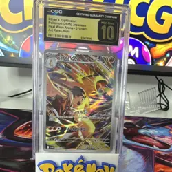 Pokemon TCG CGC Pristine 10 Ethan's Typhlosion 070/063 Heat Wave Arena Art Rare - Image 1