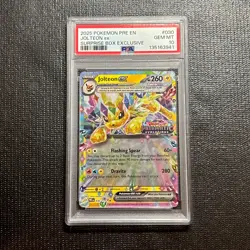 PSA 10 Jolteon ex 030/131 Prismatic Evolutions Surprise Box Exclusive Pokemon - Image 1