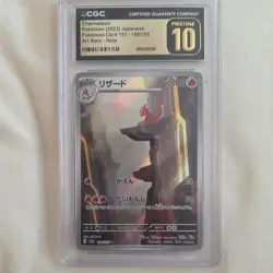 Pokemon TCG 151 CHARMELEON ART RARE HOLO 169/165 CGC GRADE PRISTINE 10 - Image 1
