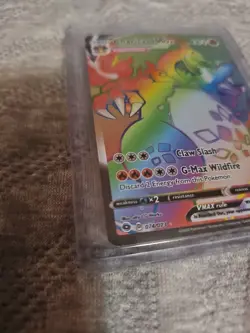 Pokemon Champion’s Path Charizard VMAX Rainbow Secret Rare (74/73) - Image 3