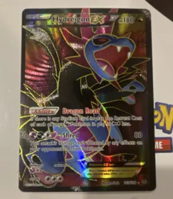 Pokemon Hydreigon EX Full Art Ultra Rare Holo Roaring Skies 103/108 180 HP Card - Image 3