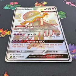 Nihilego GX SV62/SV94 Hidden Fates: Shiny Vault NM Mint Pokemon TCG Card - Image 3