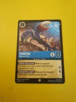 Tamatoa Happy As A Clam 162/204 Archazia's Island Regular Lorcana Card Legendary - Image 1
