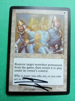 MTG Magic Flicker Signed Artist Proof x1 Urza's Destiny Douglas Shuler - Image 1