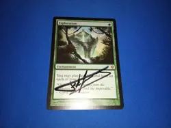 MTG Magic Exploration Signed Artist Proof w Sketch Conspiracy Florian Gesincourt - Image 1