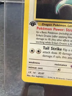 Pokemon Erika's Dratini 1st Edition Gym Heroes 42/132 Uncommon Regular English - Image 4