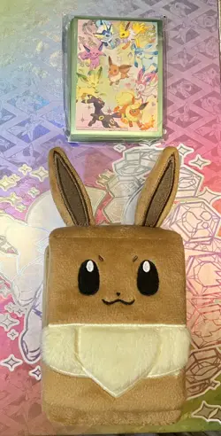 POKEMON PRISMATIC EVOLUTIONS SPC EEVEE DECK BOX + EXCLUSIVE CARD SLEEVE PACK - Image 1