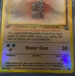 Pokemon MissingNo. Holo Black Promo Star Englisch Near Mint No PSA No BGS 1999 - Image 4