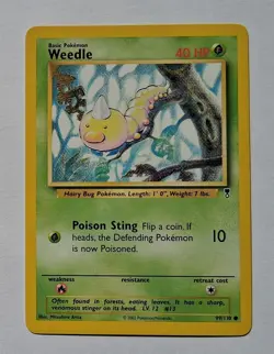 Pokemon - Weedle - Legendary Collection 99/110 - Common - LP - Image 1