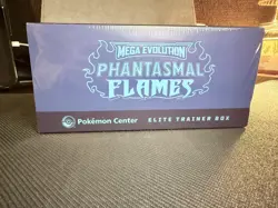 Pokemon TCG Phantasmal Flames Me02 Pokemon Center Exclusive ETB Sealed - Image 5