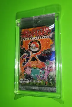 1996 Pokemon Japanese Base Set Booster Pack - 291 YEN - Vintage Factory Sealed - Image 1